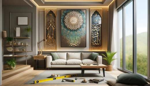 How to Hang Islamic Wall Art A Comprehensive Guide