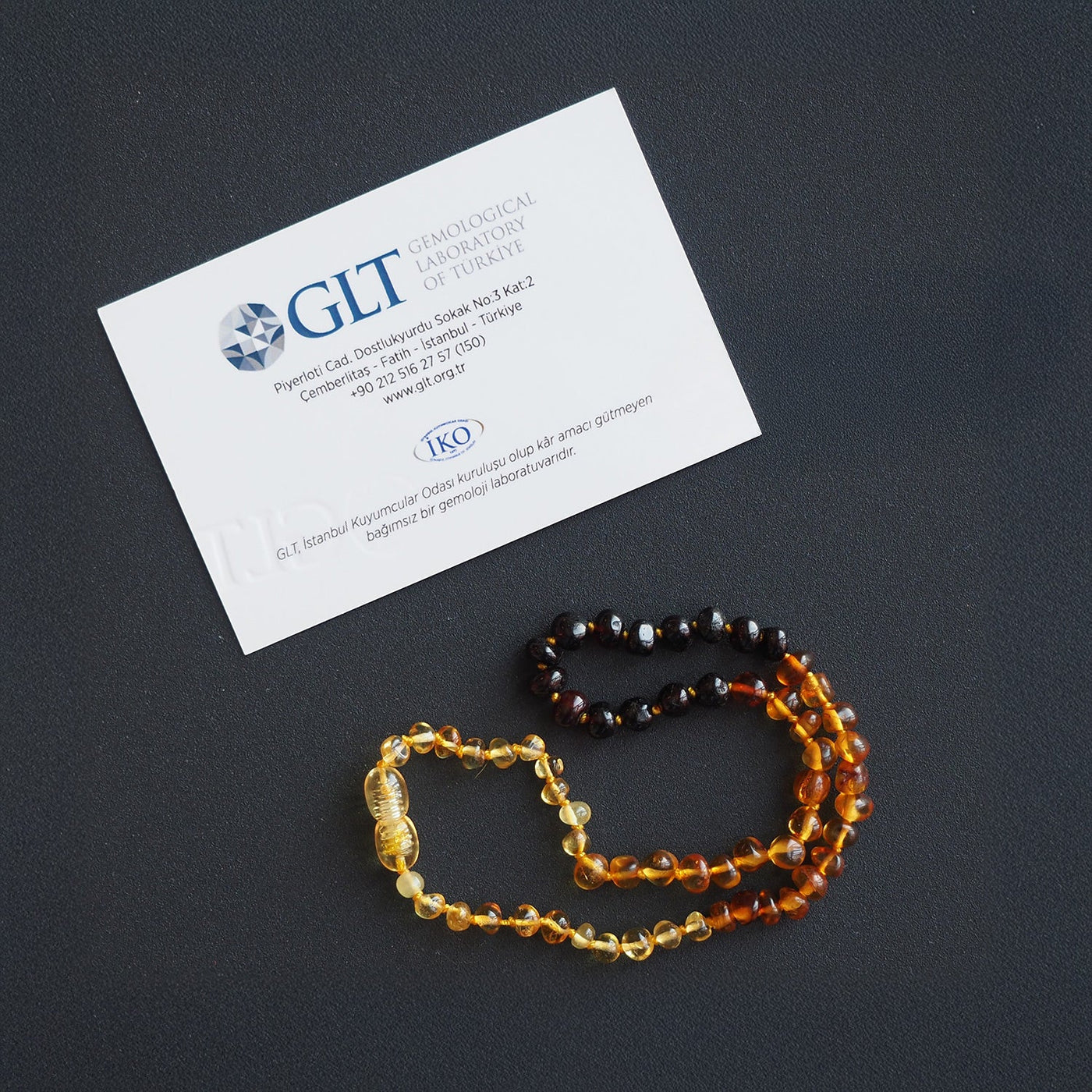 Natural Amber Necklace for Children - WAMT053