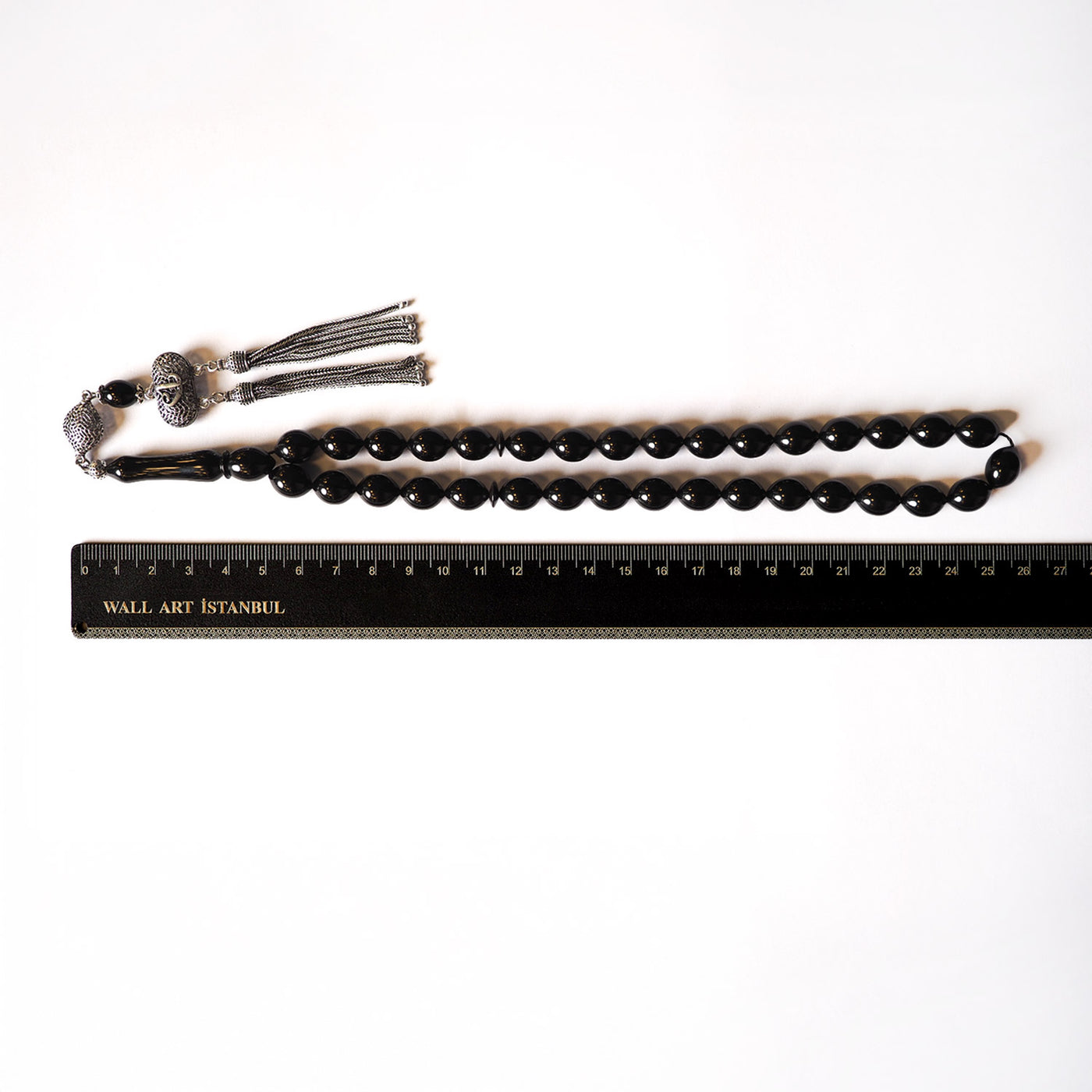 Handcrafted Lathe-Turned Ottoman Cut Erzurum Oltu Tasbeeh – WATD085