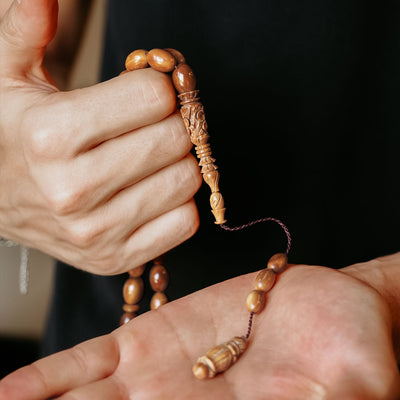 Special Imam Bead Carved Kuka Tasbeeh – WATD076