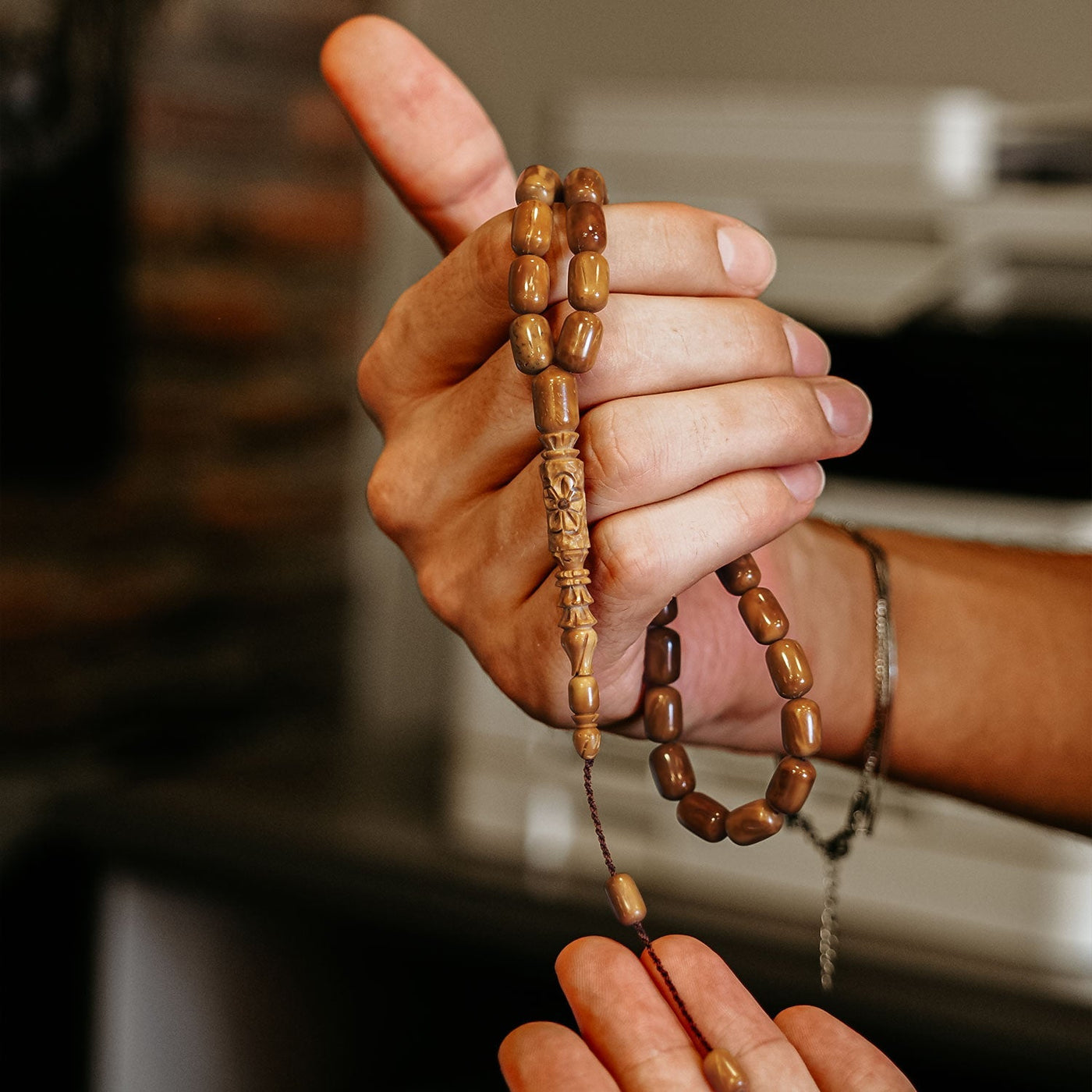 Special Imam Bead Carved Kuka Tasbeeh – WATD075