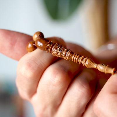 Special Imam Bead Carved Kuka Tasbeeh – WATD076