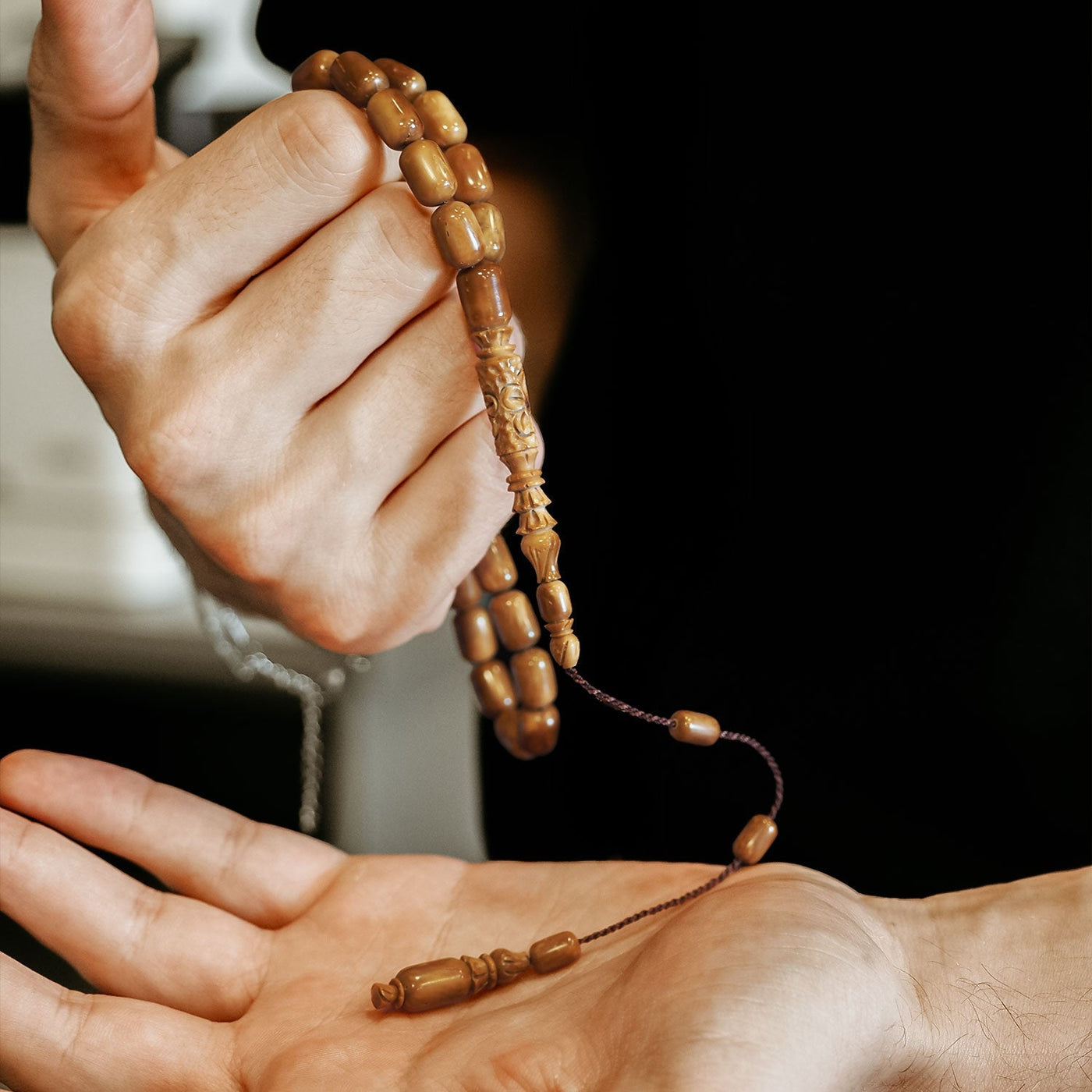 Special Imam Bead Carved Kuka Tasbeeh – WATD075