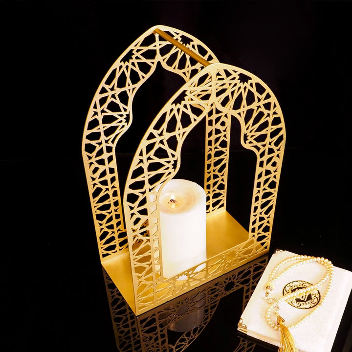 Metal Ramadan Candle Holder Set of 2 - WAMH168