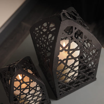 Islamic Table Decor - Metal Candle Holder Set of 2, ramadan mubarak, ramadan decor set, eid mubarak gifts, muslim home decor, arabic calligraphy, golden ramadan set, islamic decorations, decorative crescent, moon and star decor, ramadan table decor, ramadan celebration, traditional eid decor, Metal Islamic Candle Holder, Ramadan Decoration for Home, Muslim Gift, Ramadan Decor, Ramadan Gifts, Muslim Home Table Decor, Eid Decoration, Eid, Ramadan, Ramadan Decoration