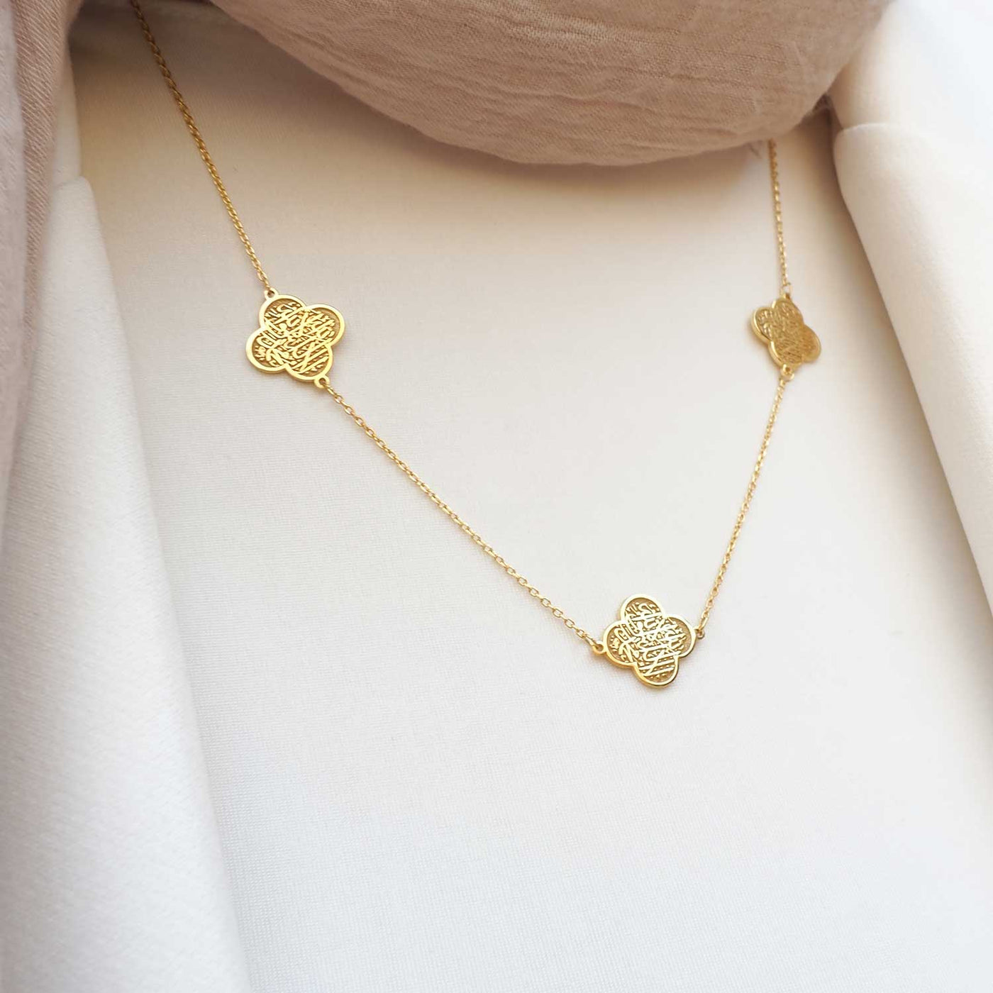 Kalima Written Silver Necklace - WAMT022