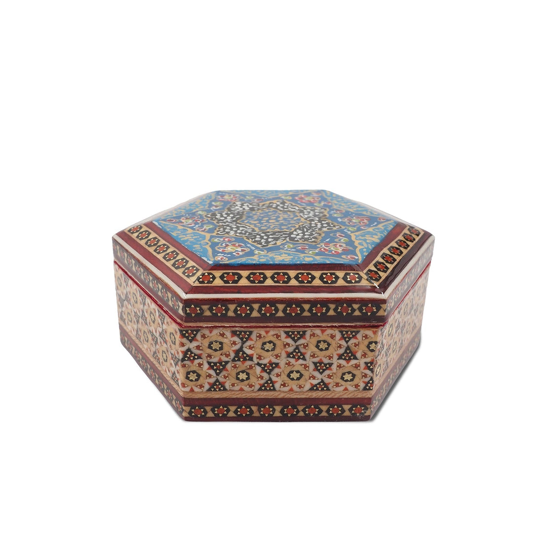 Handcrafted Hatem Inlaid Wooden Decorative Box - WAAH287
