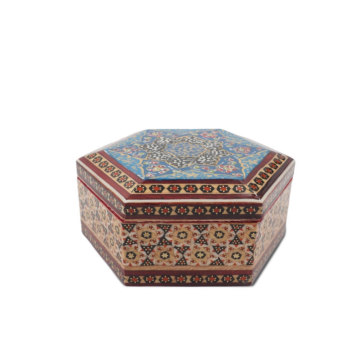 Handcrafted Hatem Inlaid Wooden Decorative Box - WAAH287