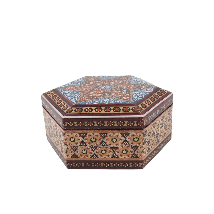 Handcrafted Hatem Inlaid Wooden Decorative Box - WAAH295