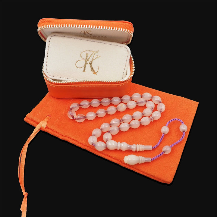 Master-Crafted Pressed Amber Tasbeeh with Special Box - WATD846