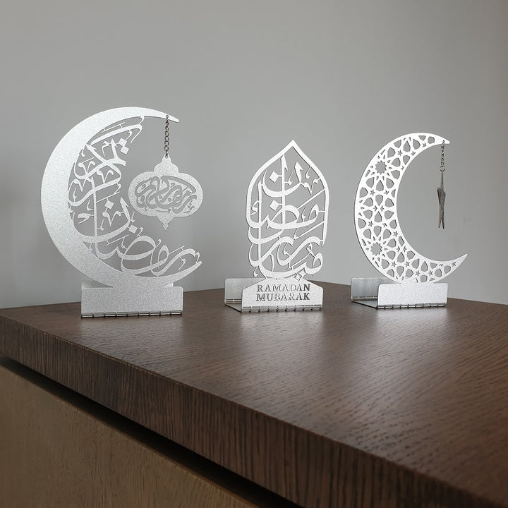 ramadan mubarak, ramadan decor set, eid mubarak gifts, muslim home decor, arabic calligraphy, golden ramadan set, islamic decorations, decorative crescent, moon and star decor, ramadan table decor, ramadan celebration, traditional eid decor, Metal Islamic Candle Holder, Ramadan Decoration for Home, Muslim Gift, Ramadan Decor, Ramadan Gifts, Muslim Home Table Decor, Eid Decoration, Eid, Ramadan, Rmadan Decoration