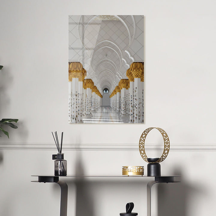 Sheikh Zayed Grand Mosque Glass Islamic Wall Art - WTC005