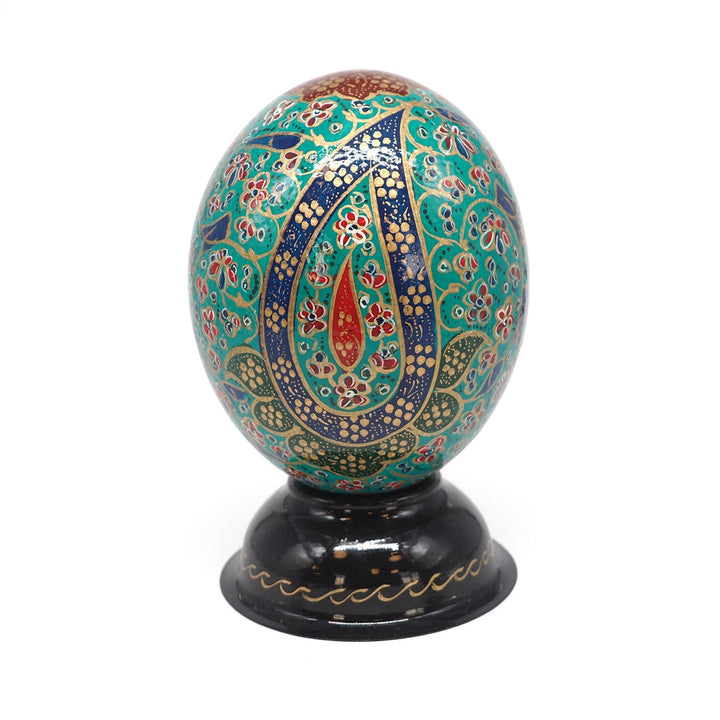 Bismillah | Persian Hand-Embellished Ostrich Egg Decor - WAAH017