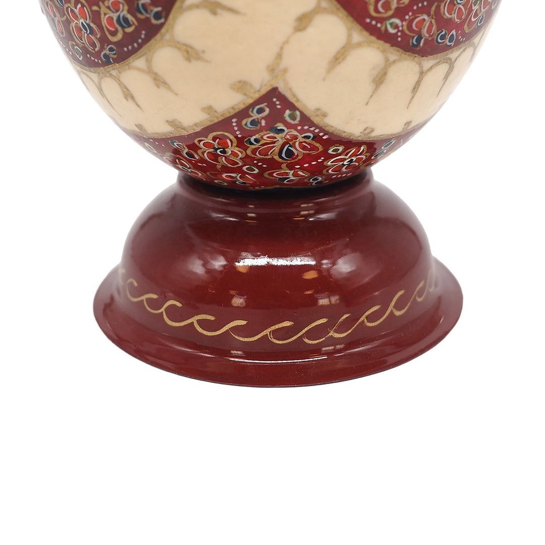 Medallion Motif | Persian Hand-Embellished Ostrich Egg Decor - WAAH018