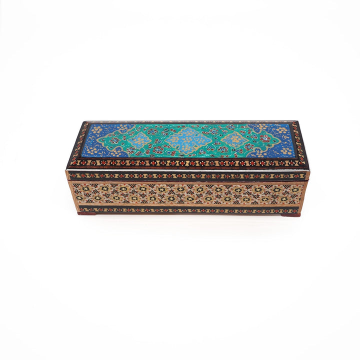 Hatem-Inlaid Wooden Box - WAAH026