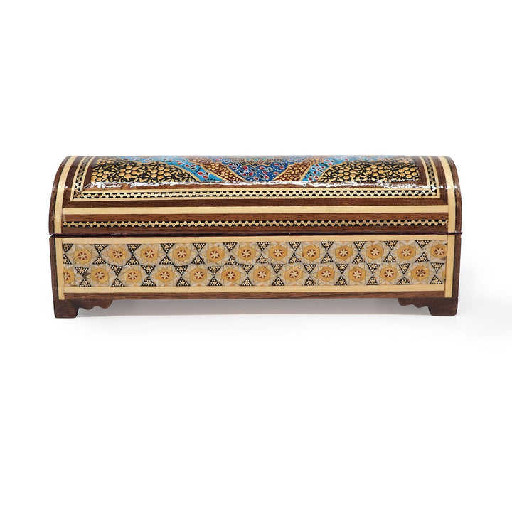 Hatem-Inlaid Wooden Box - WAAH027