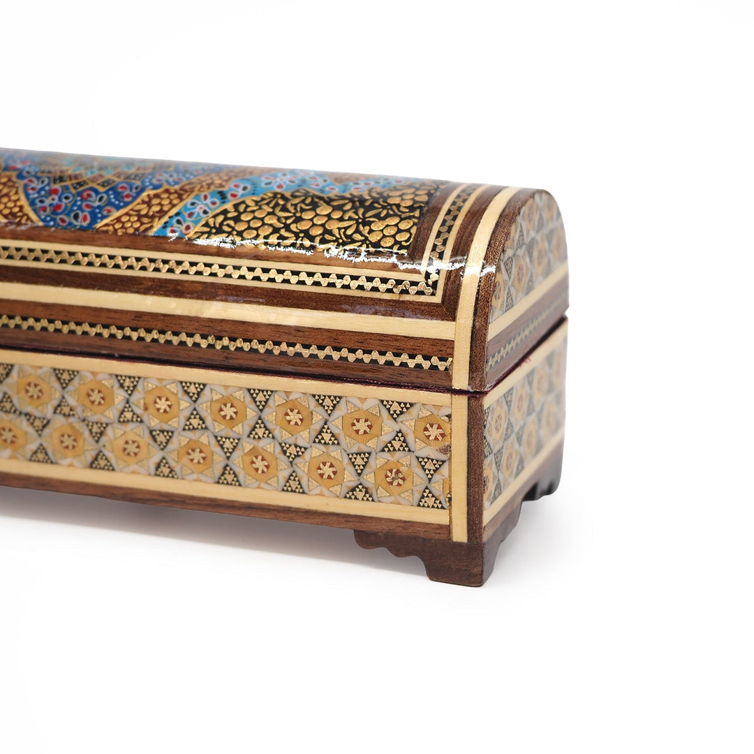 Hatem-Inlaid Wooden Box - WAAH027