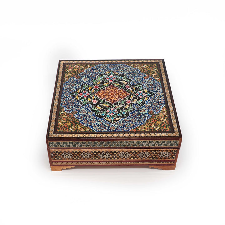 Hatem-Inlaid Wooden Box - WAAH030