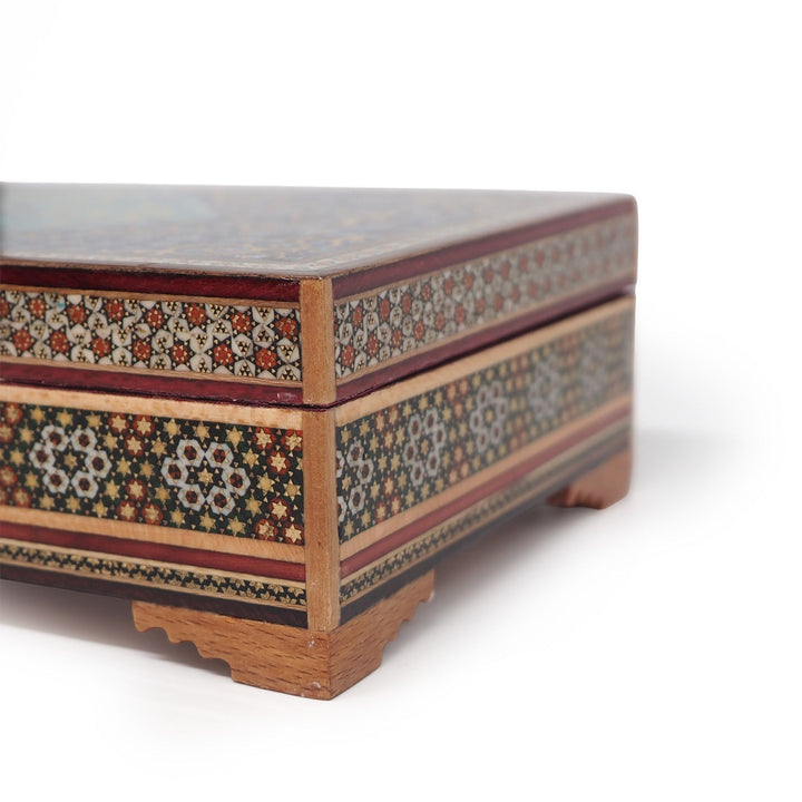 Hatem-Inlaid Wooden Box - WAAH031