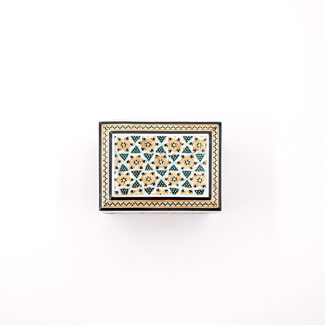 Hatem-Inlaid Wooden Box - WAAH034