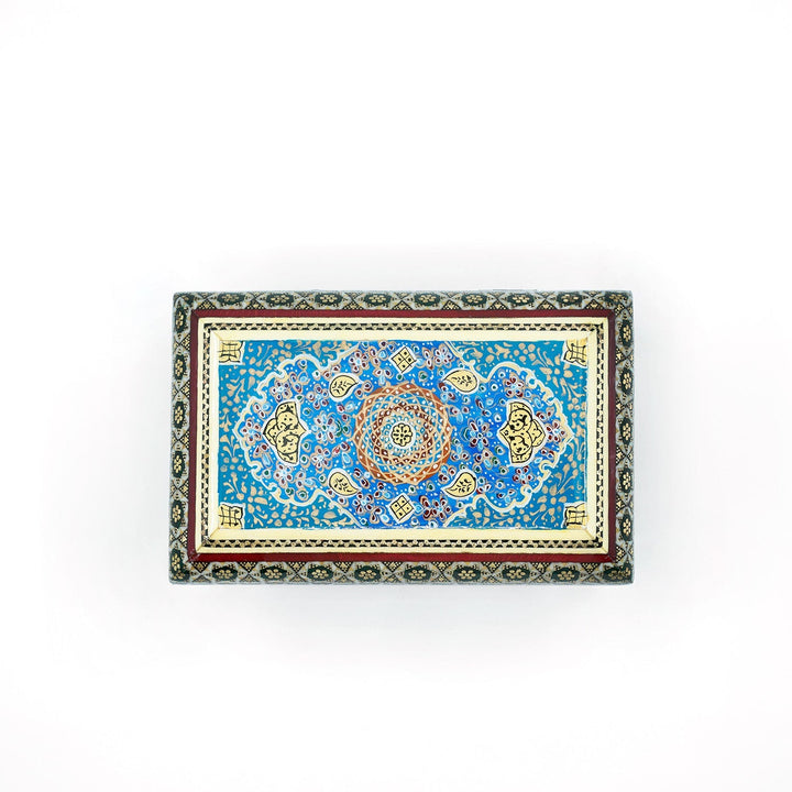 Hatem-Inlaid Wooden Box - WAAH036