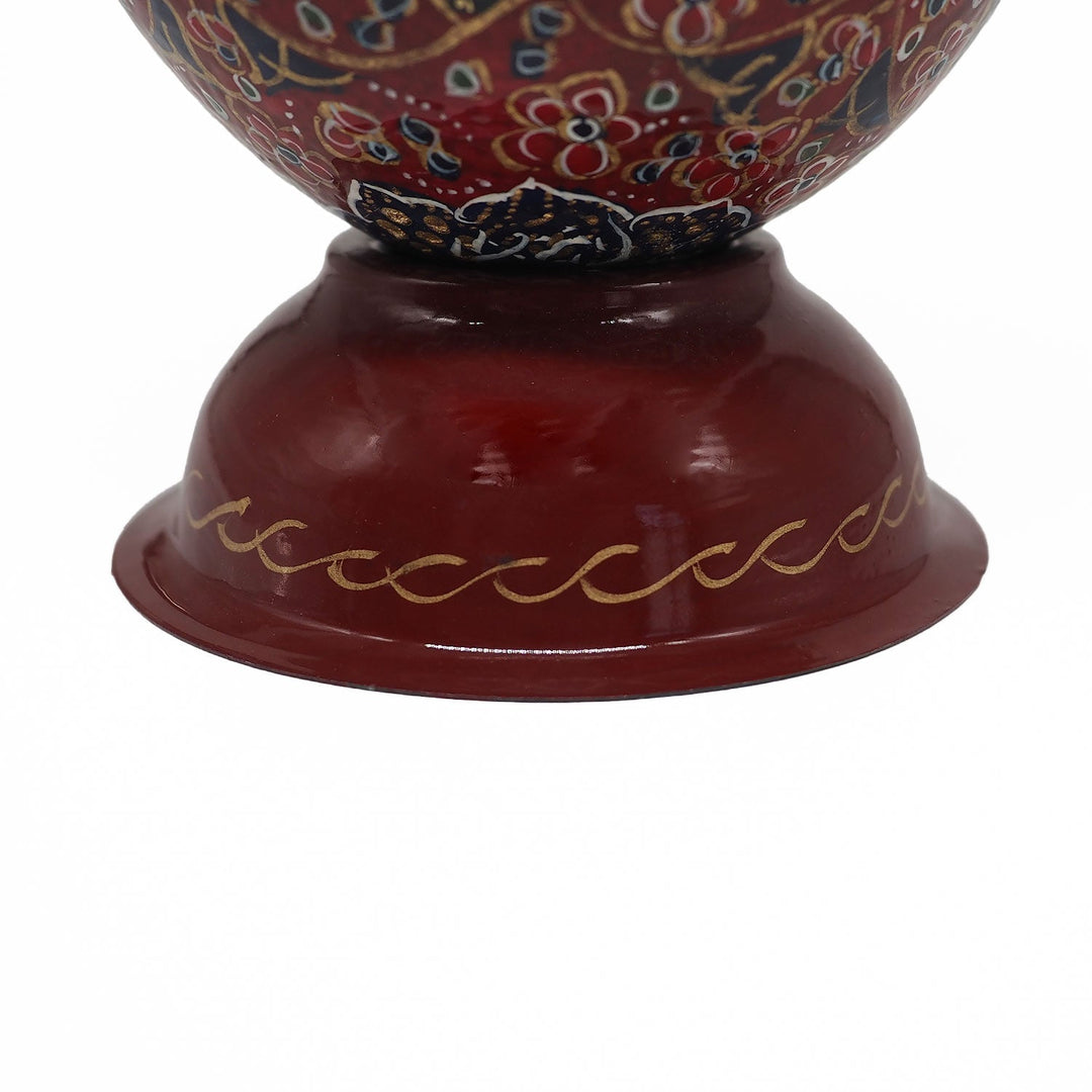 Hand-Embellished Natural Ostrich Egg Ornament – WAAH163
