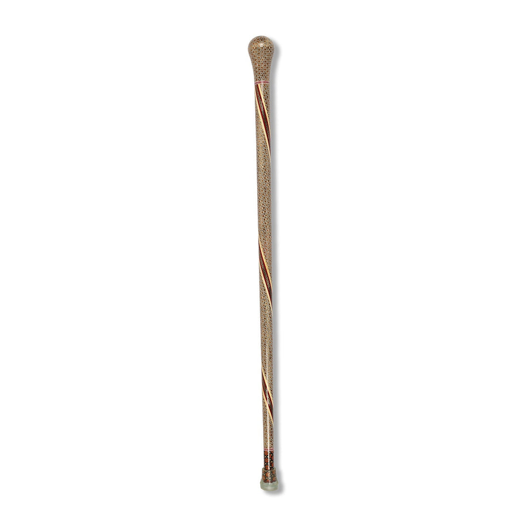 Handmade Hatem-Inlaid Wooden Walking Cane – WAAH184