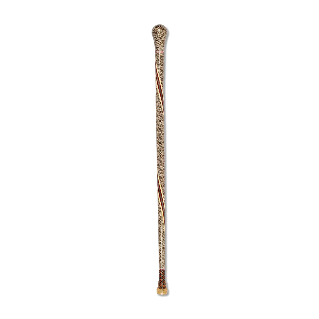 Handmade Hatem-Inlaid Wooden Walking Cane – WAAH186