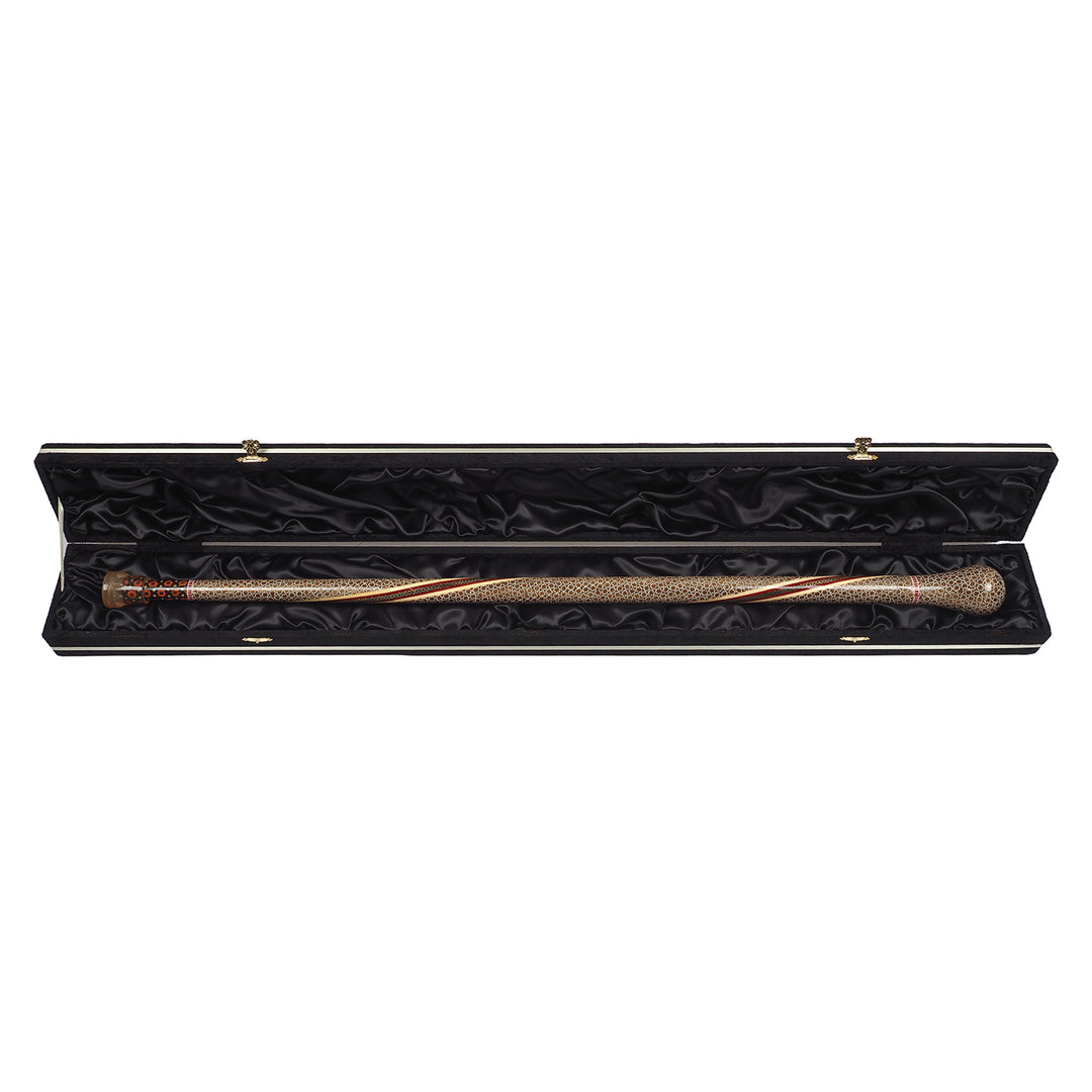 Handmade Hatem-Inlaid Wooden Walking Cane – WAAH186