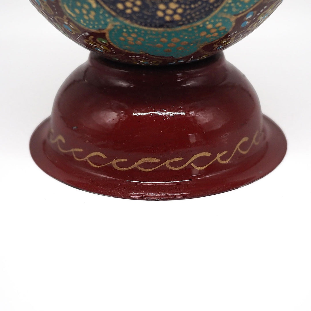 Hand-Embellished Natural Ostrich Egg Ornament – WAAH196