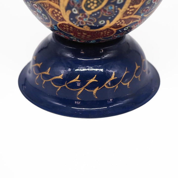 Hand-Embellished Natural Ostrich Egg Ornament – WAAH197