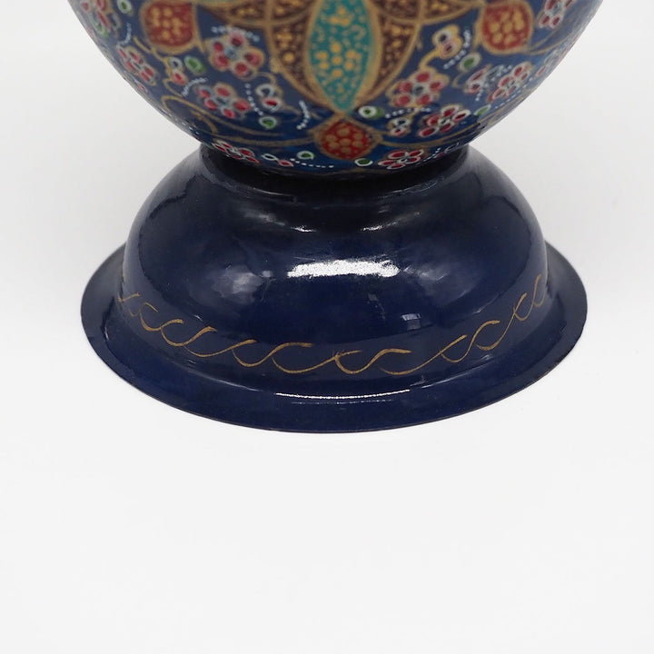 Hand-Embellished Natural Ostrich Egg Ornament – WAAH199