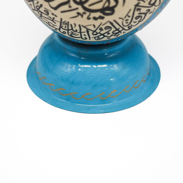 Hand-Embellished Natural Ostrich Egg Ornament – WAAH212