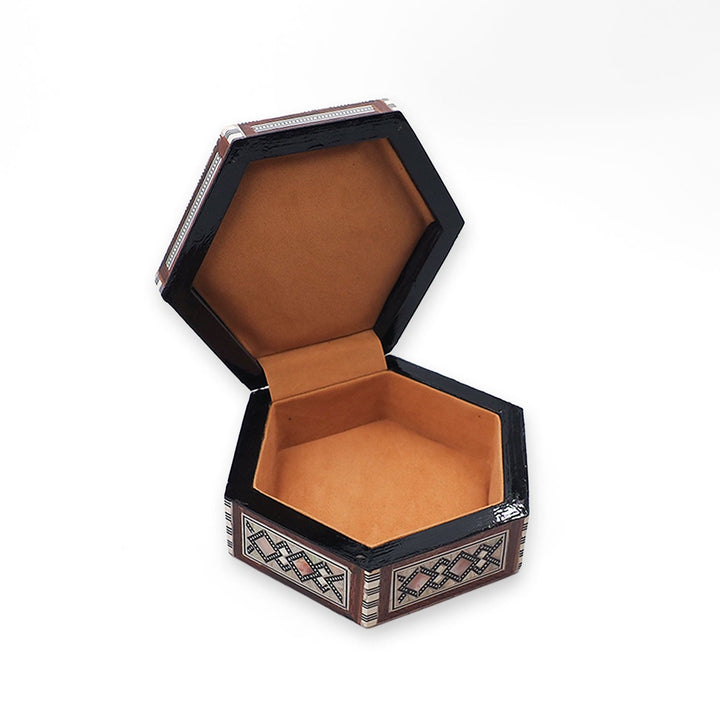 Handcrafted Mother-of-Pearl Inlaid Wooden Box - WAAH242