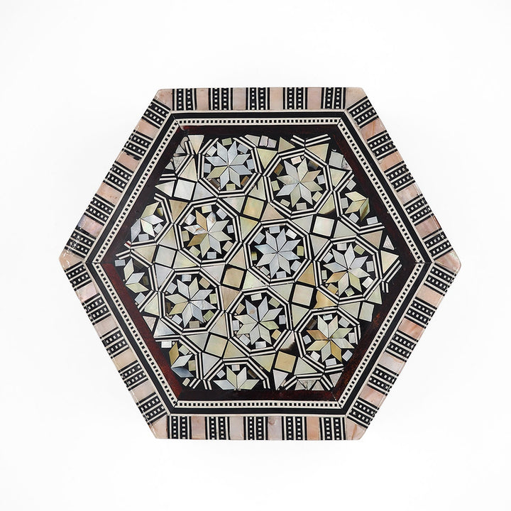 Handcrafted Mother-of-Pearl Inlaid Wooden Box - WAAH242