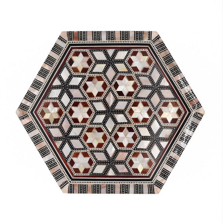 Handcrafted Mother-of-Pearl Inlaid Wooden Box - WAAH243