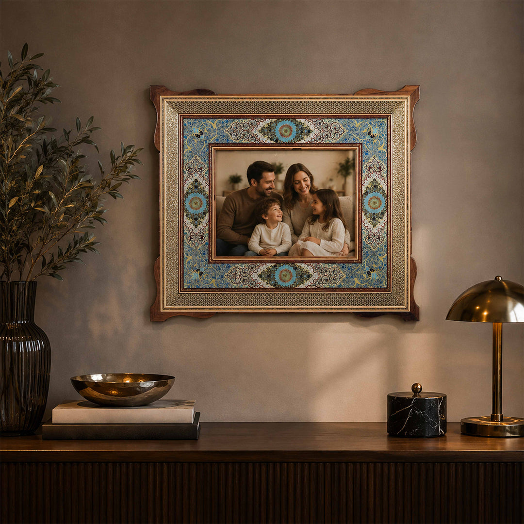 Handcrafted Hatem Inlaid Wooden Frame - WAAH253
