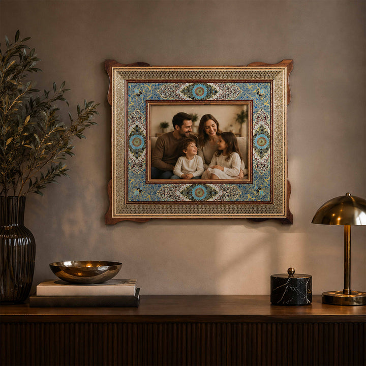 Handcrafted Hatem Inlaid Wooden Frame - WAAH253