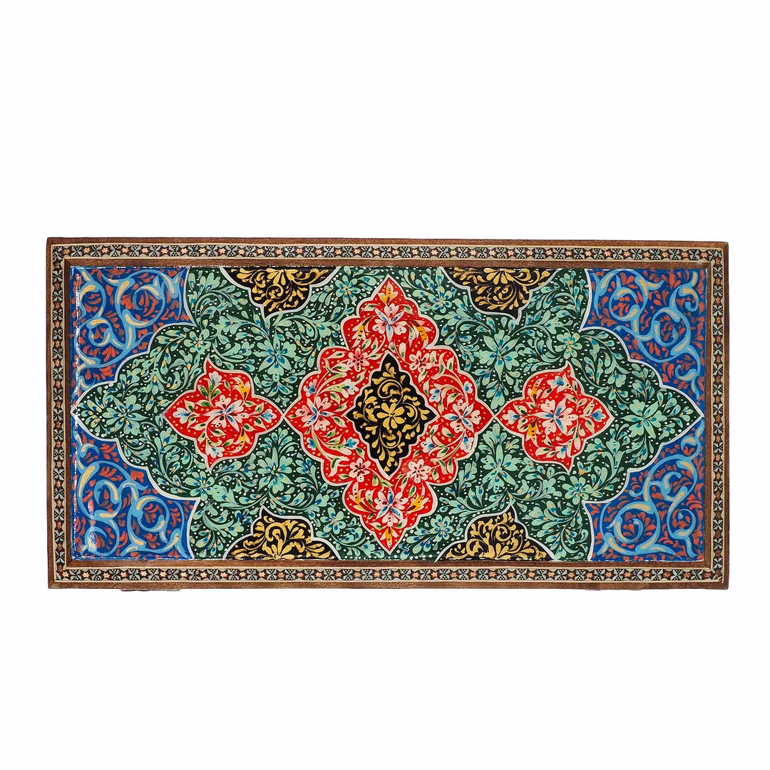 Handcrafted Hatem-Inlaid Wooden Box - WAAH271