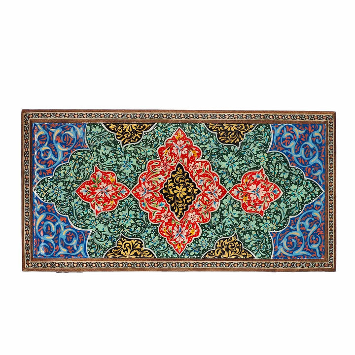 Handcrafted Hatem-Inlaid Wooden Box - WAAH271