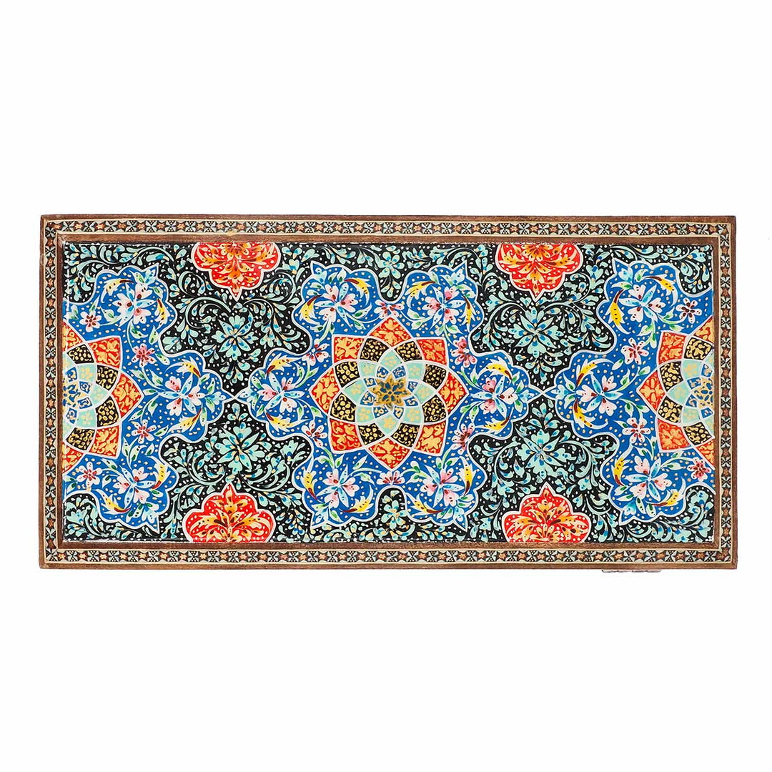 Handcrafted Hatem-Inlaid Wooden Box - WAAH276