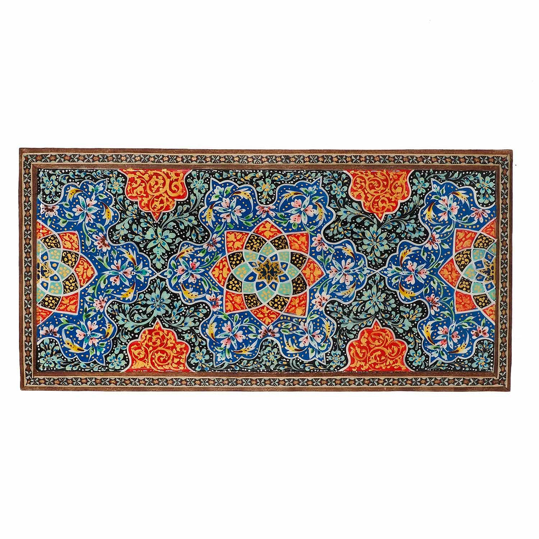 Handcrafted Hatem-Inlaid Wooden Box - WAAH278