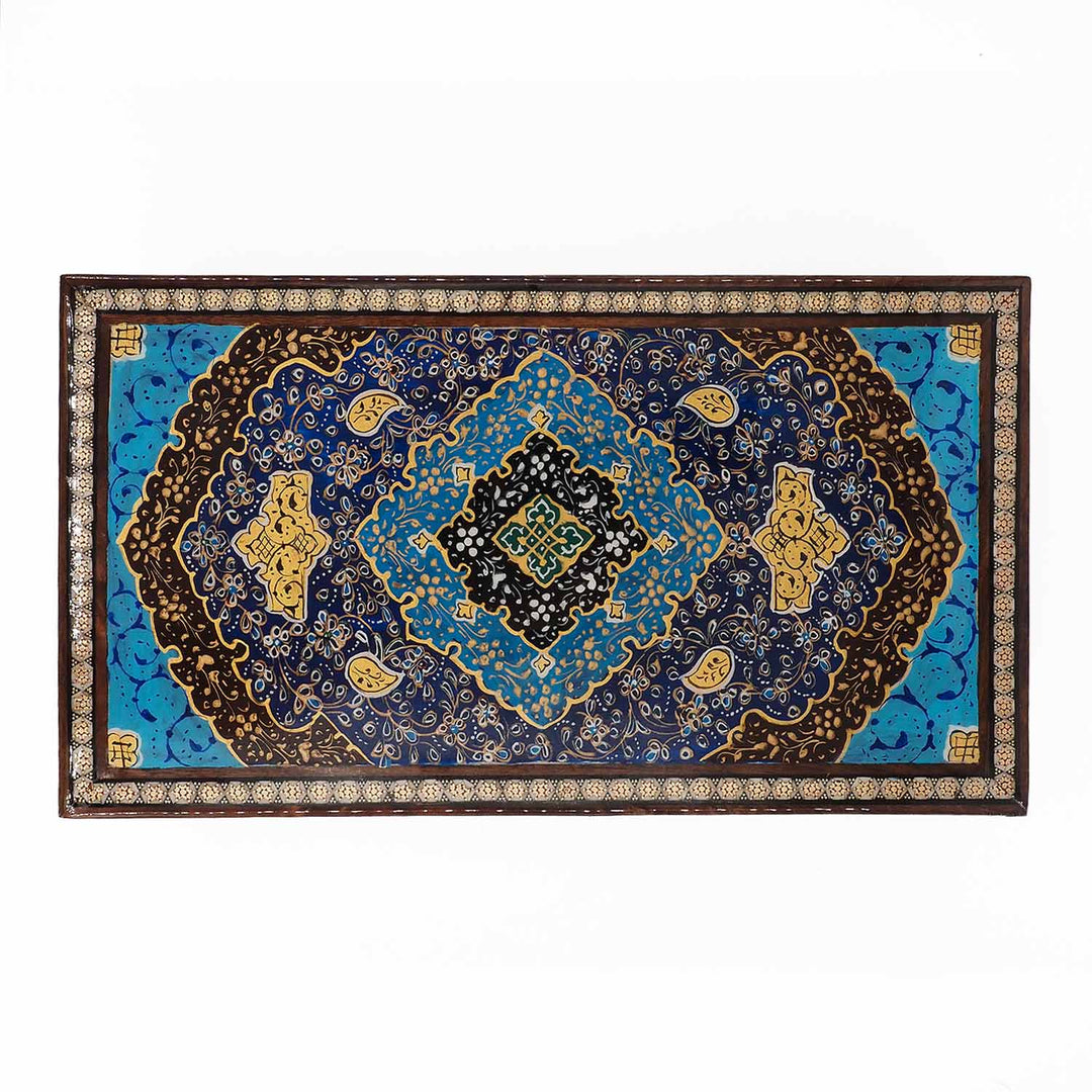 Handcrafted Hatem-Inlaid Wooden Box - WAAH281