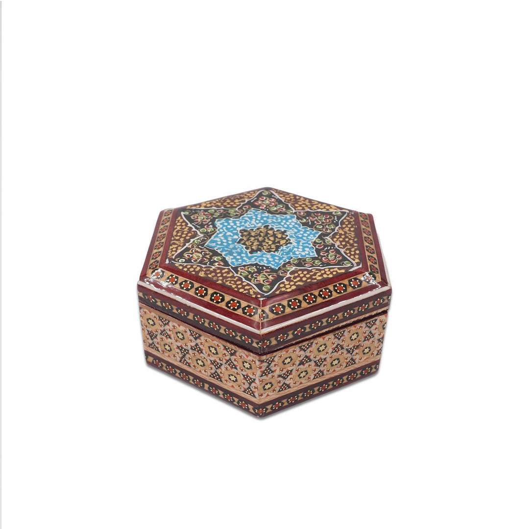 Handcrafted Hatem Inlaid Wooden Decorative Box - WAAH286