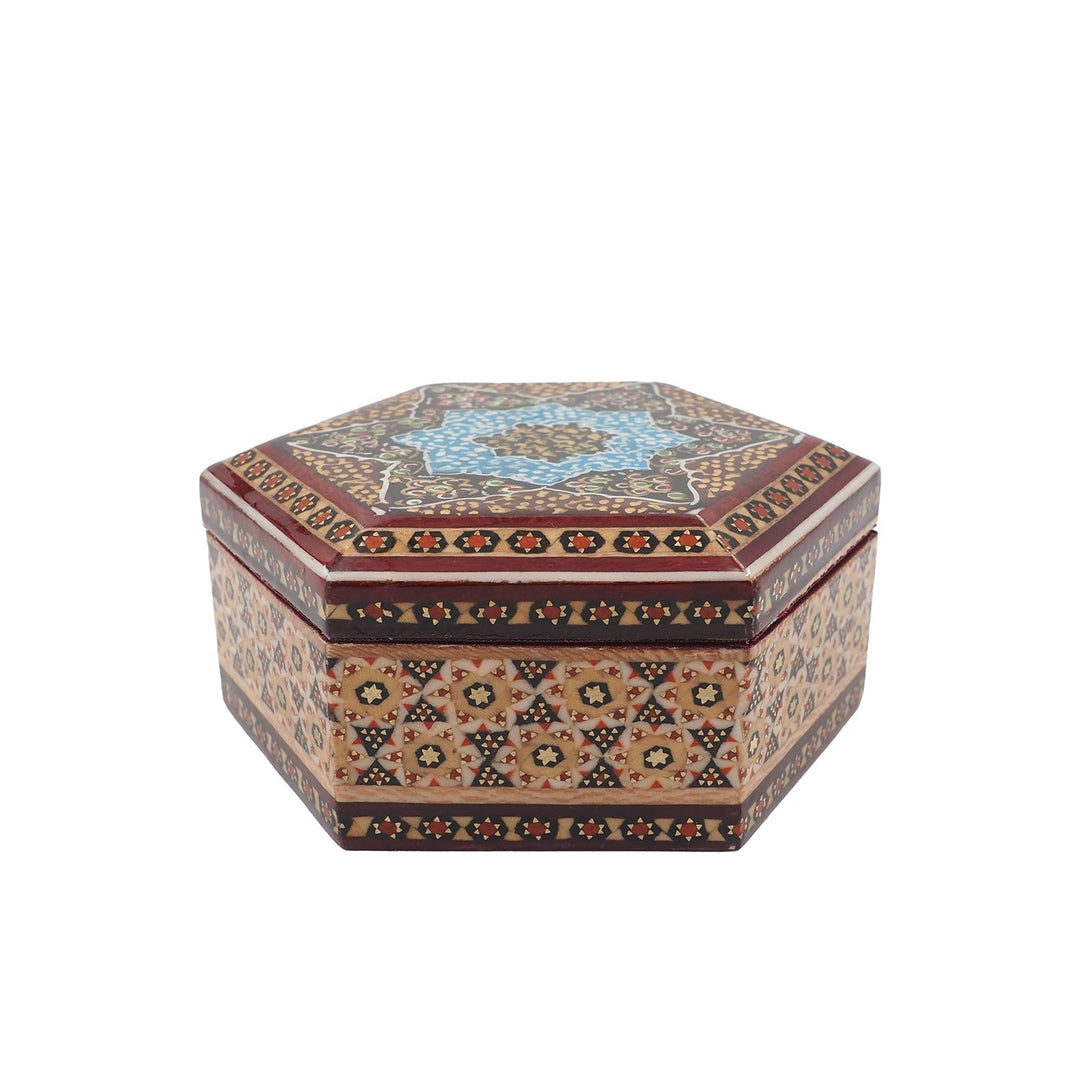Handcrafted Hatem Inlaid Wooden Decorative Box - WAAH286