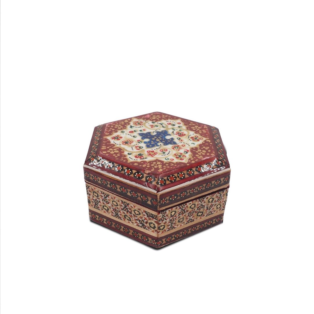 Handcrafted Hatem Inlaid Wooden Decorative Box - WAAH288