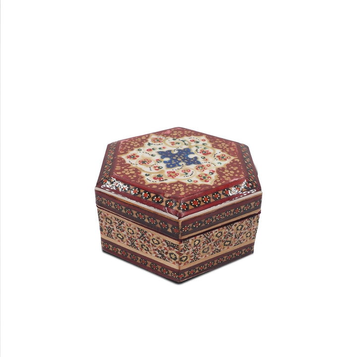Handcrafted Hatem Inlaid Wooden Decorative Box - WAAH288