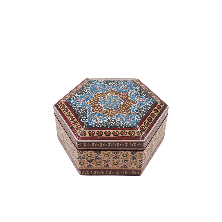 Handcrafted Hatem Inlaid Wooden Decorative Box - WAAH291