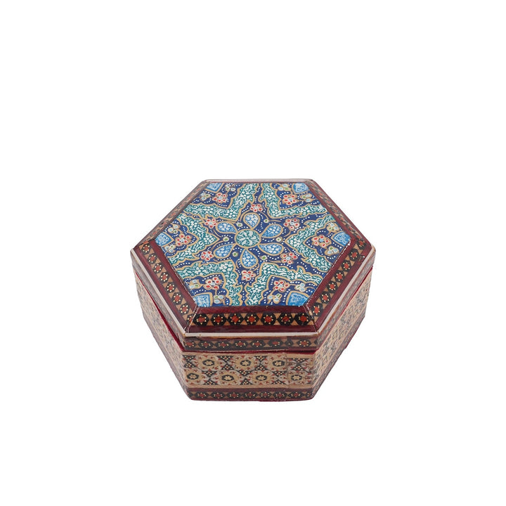 Handcrafted Hatem Inlaid Wooden Decorative Box - WAAH292
