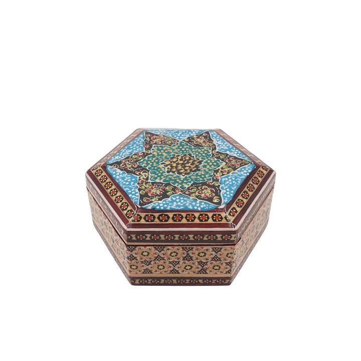 Handcrafted Hatem Inlaid Wooden Decorative Box - WAAH296